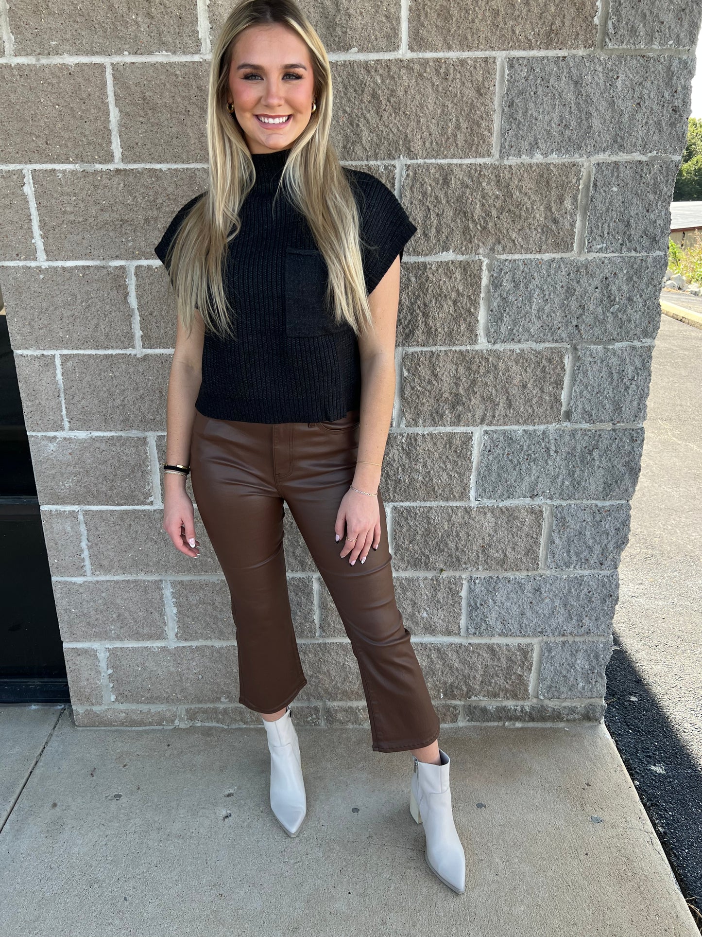 Black Sweater Tee