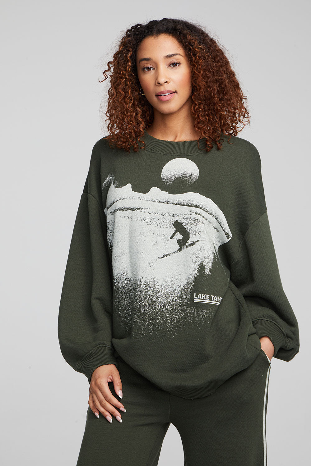 Tahoe Ski Slope Zuma Cotton Pullover