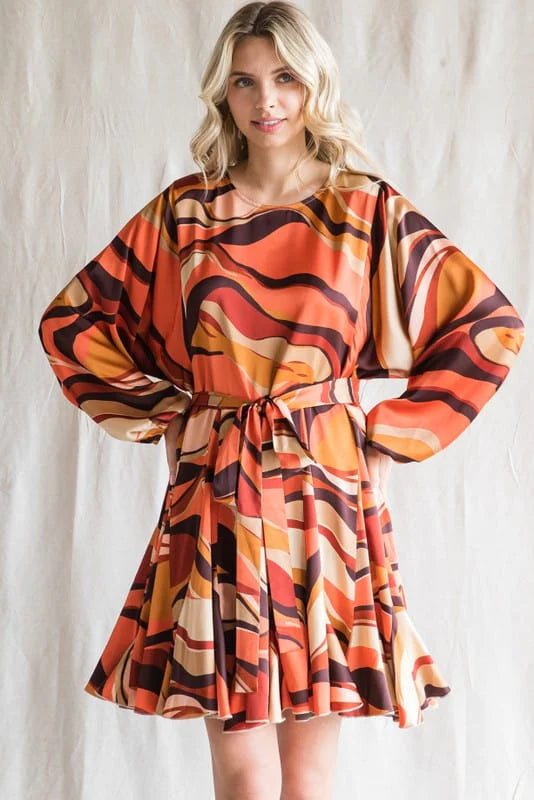 Sadie Abstract Dress