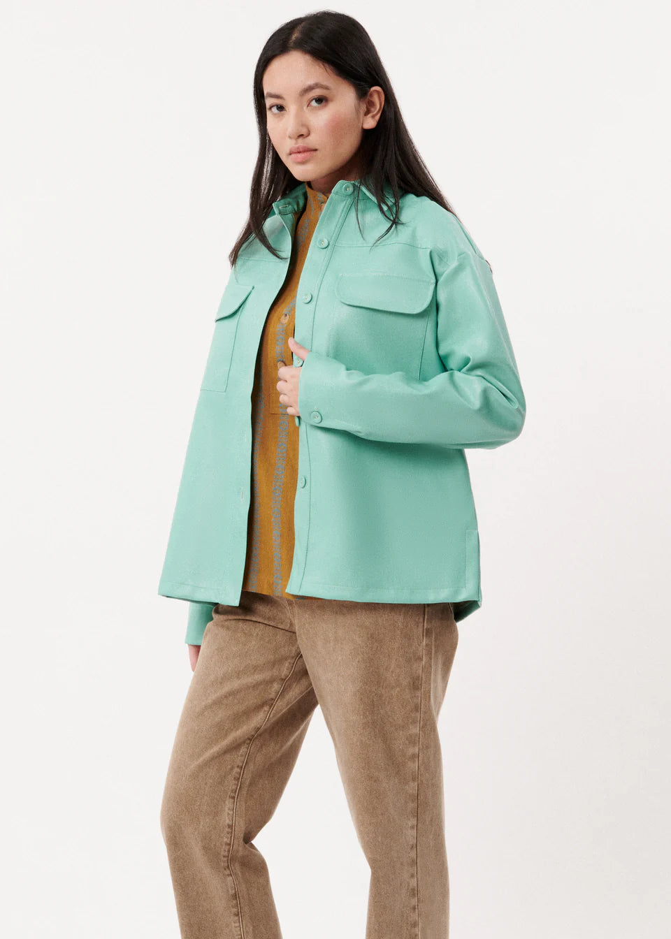 LUNA TURQUOISE BLOUSE