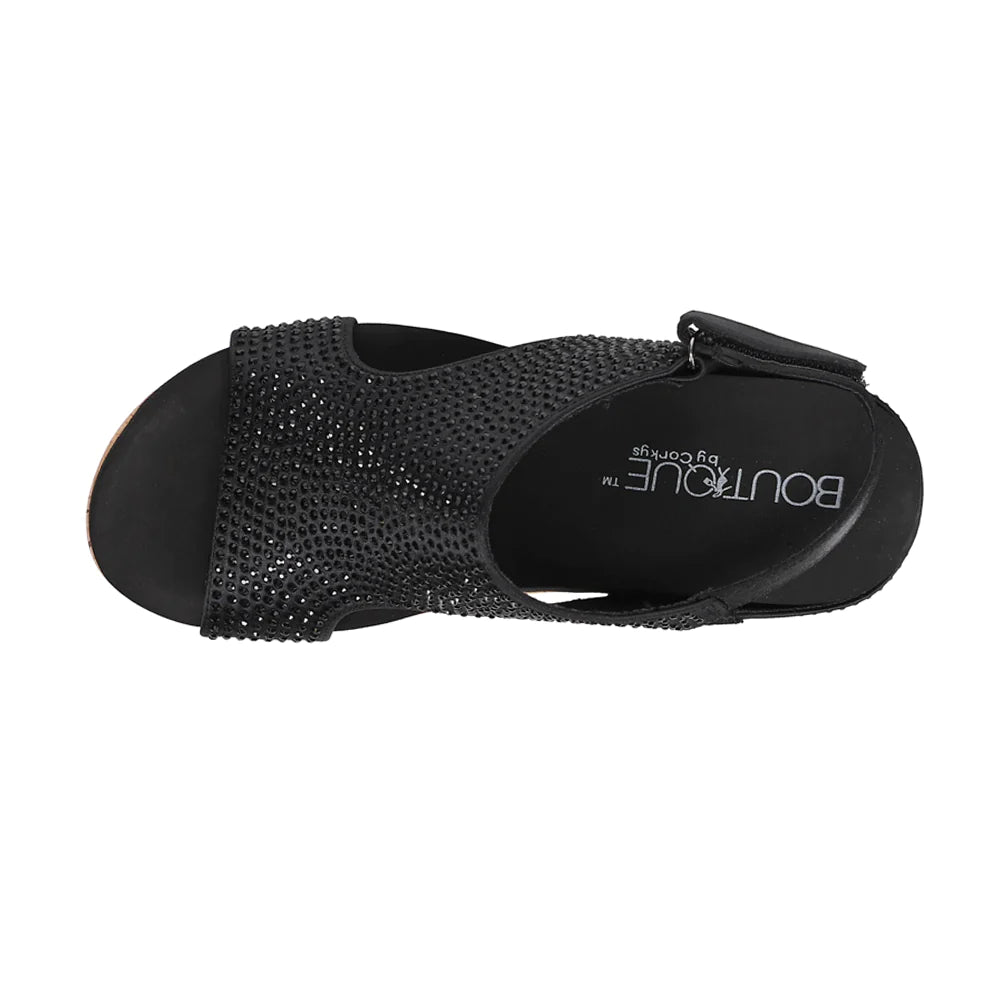 Corkys Carley Wedge Rhinestone Sandals