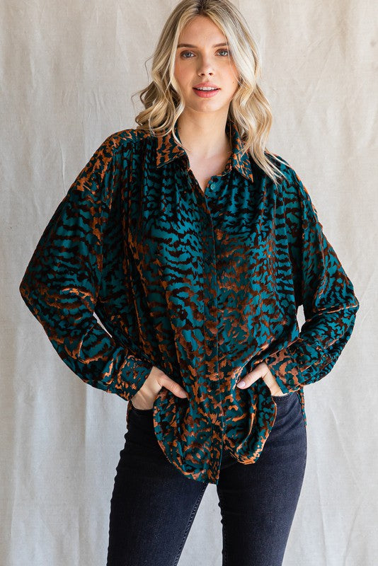 Velvet Leopard Brown