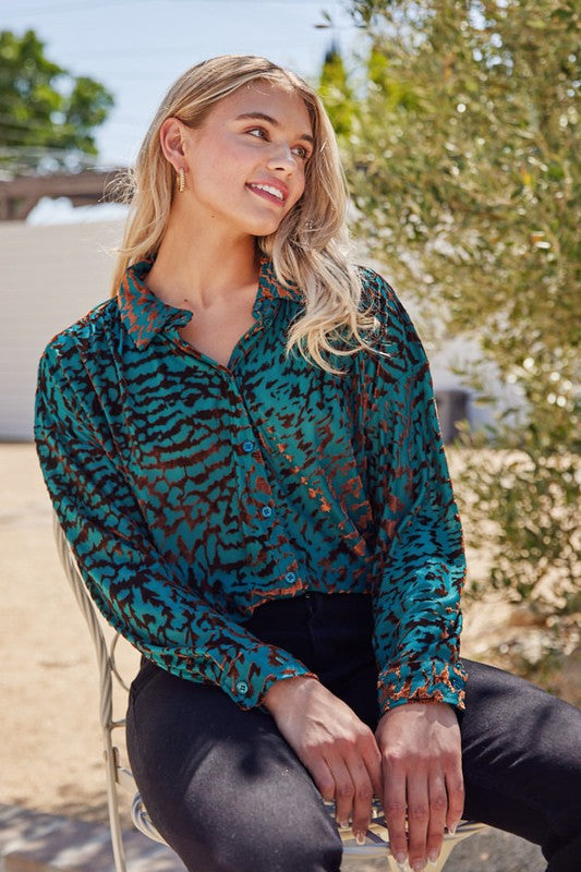 Velvet Leopard Brown