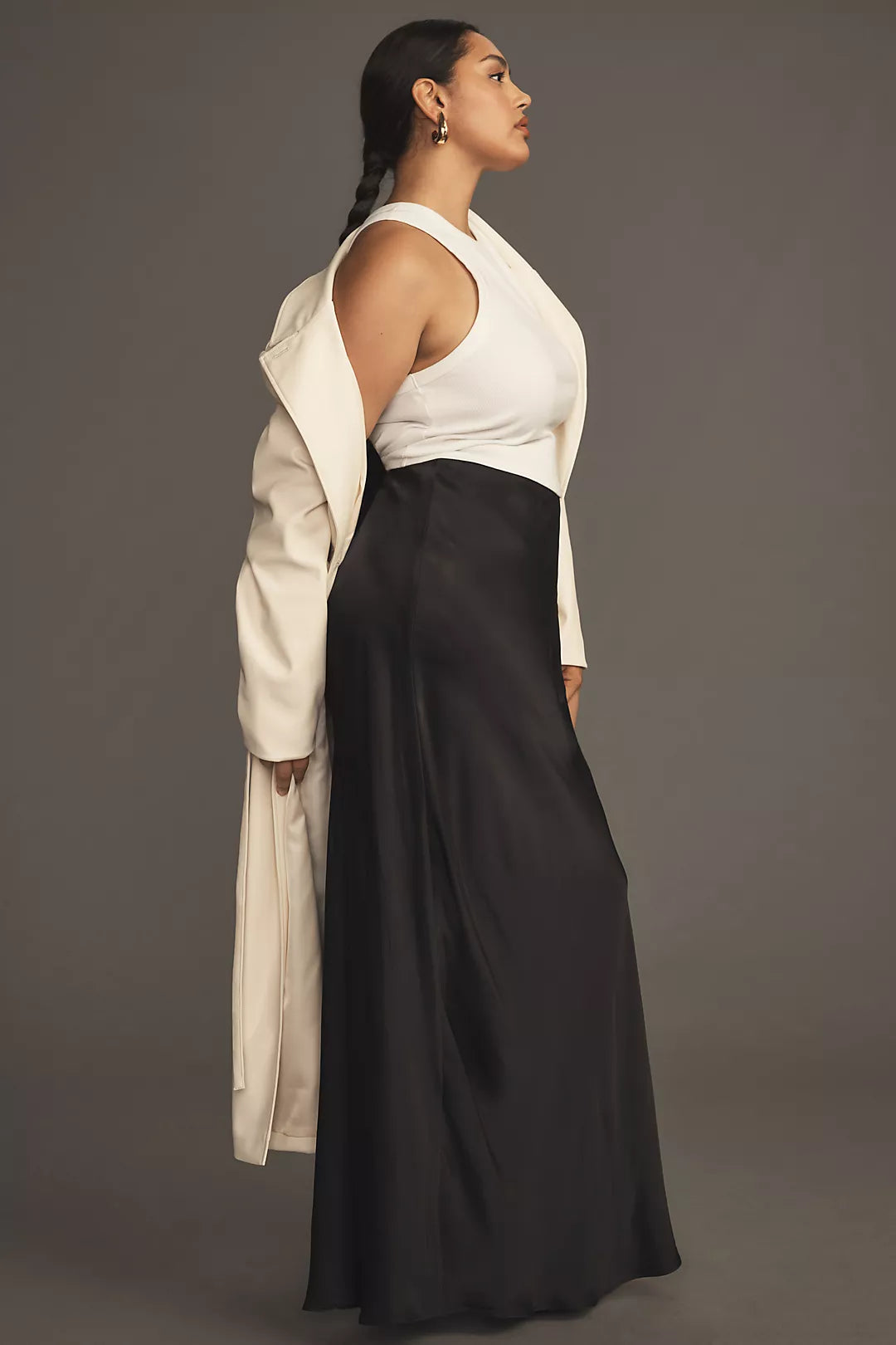 Katianna Black Maxi Skirt
