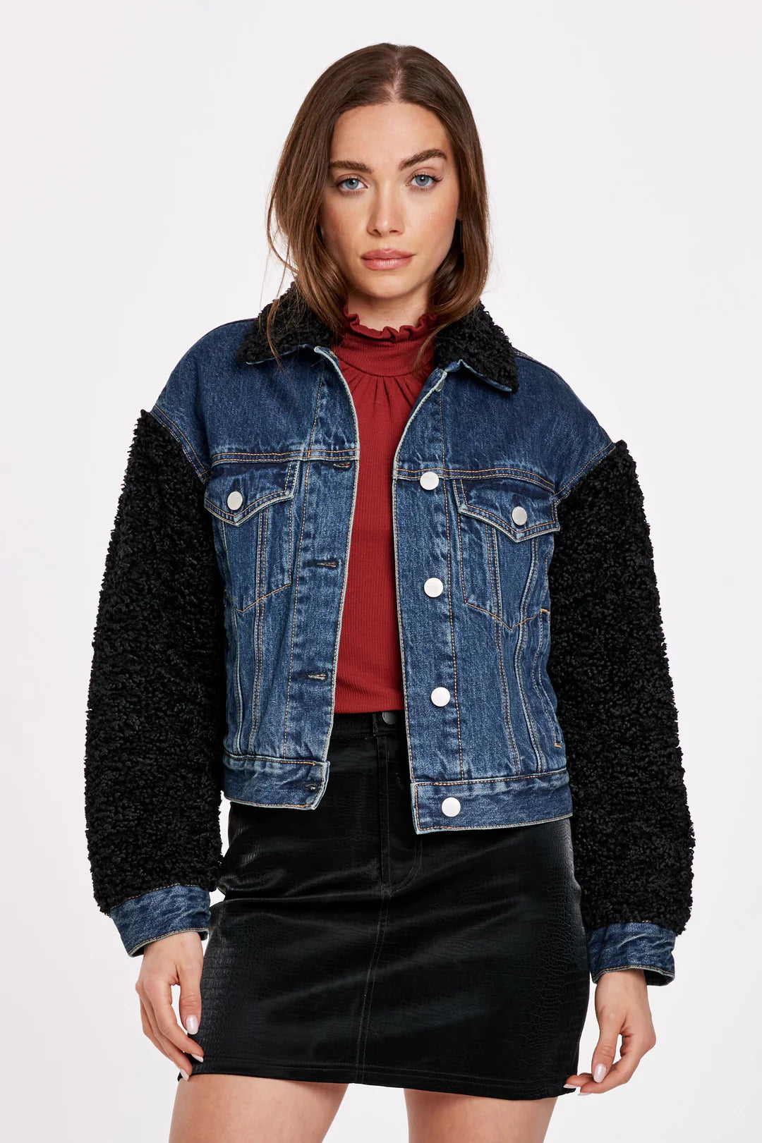 KAI SHERPA DENIM JACKET MILTON