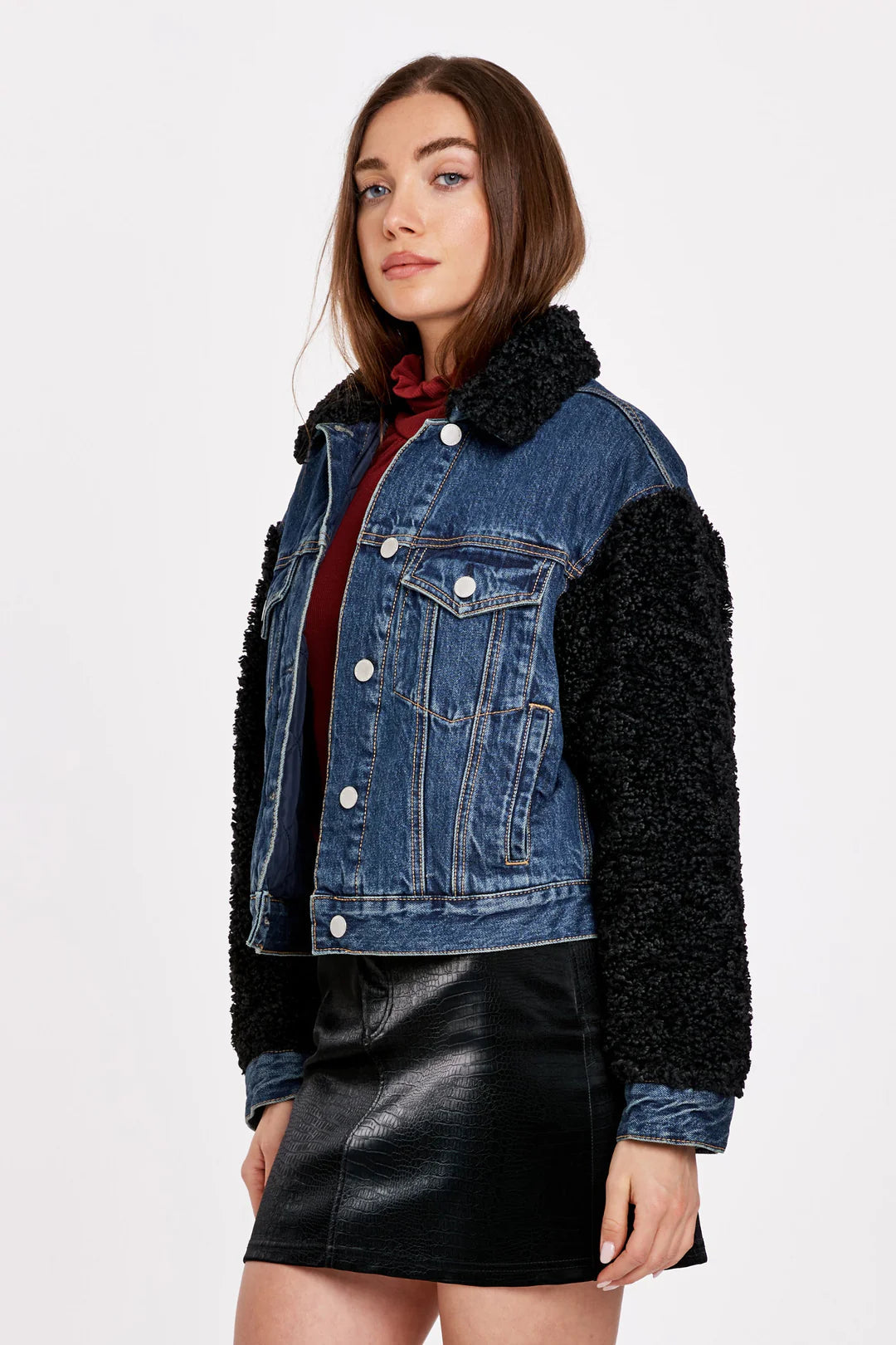 KAI SHERPA DENIM JACKET MILTON