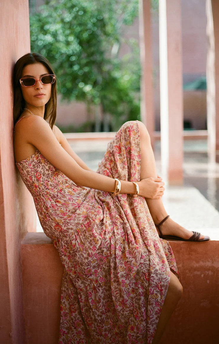 Balos Lima floral midi dress