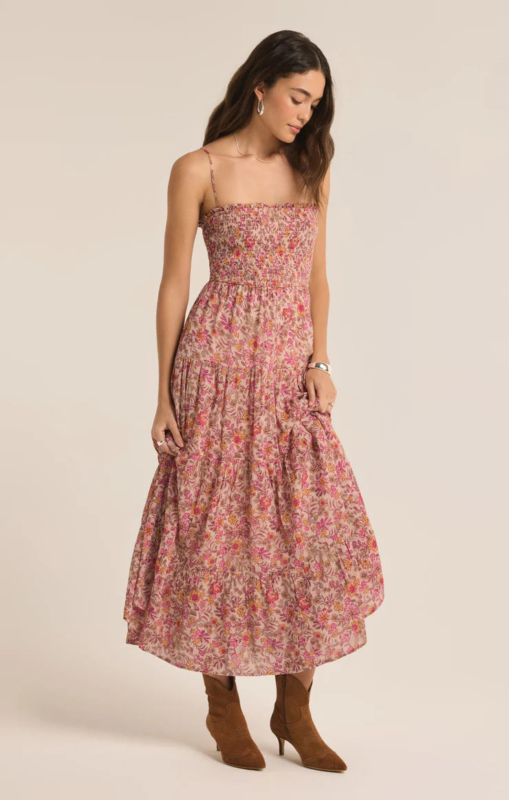 Balos Lima floral midi dress
