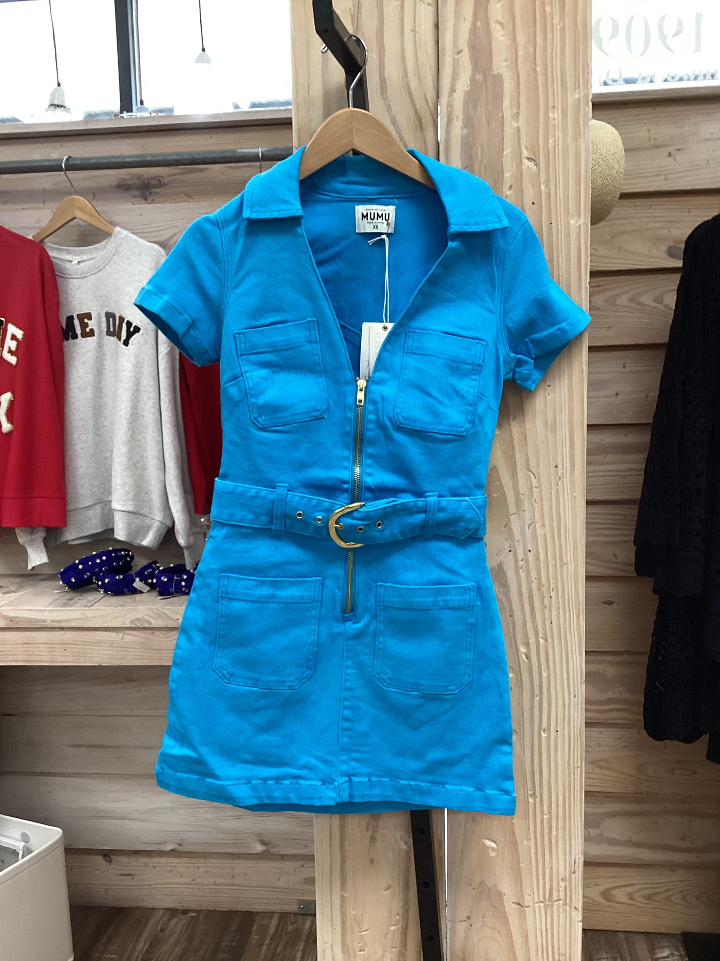 Tempe Mini Dress -Azure Denim