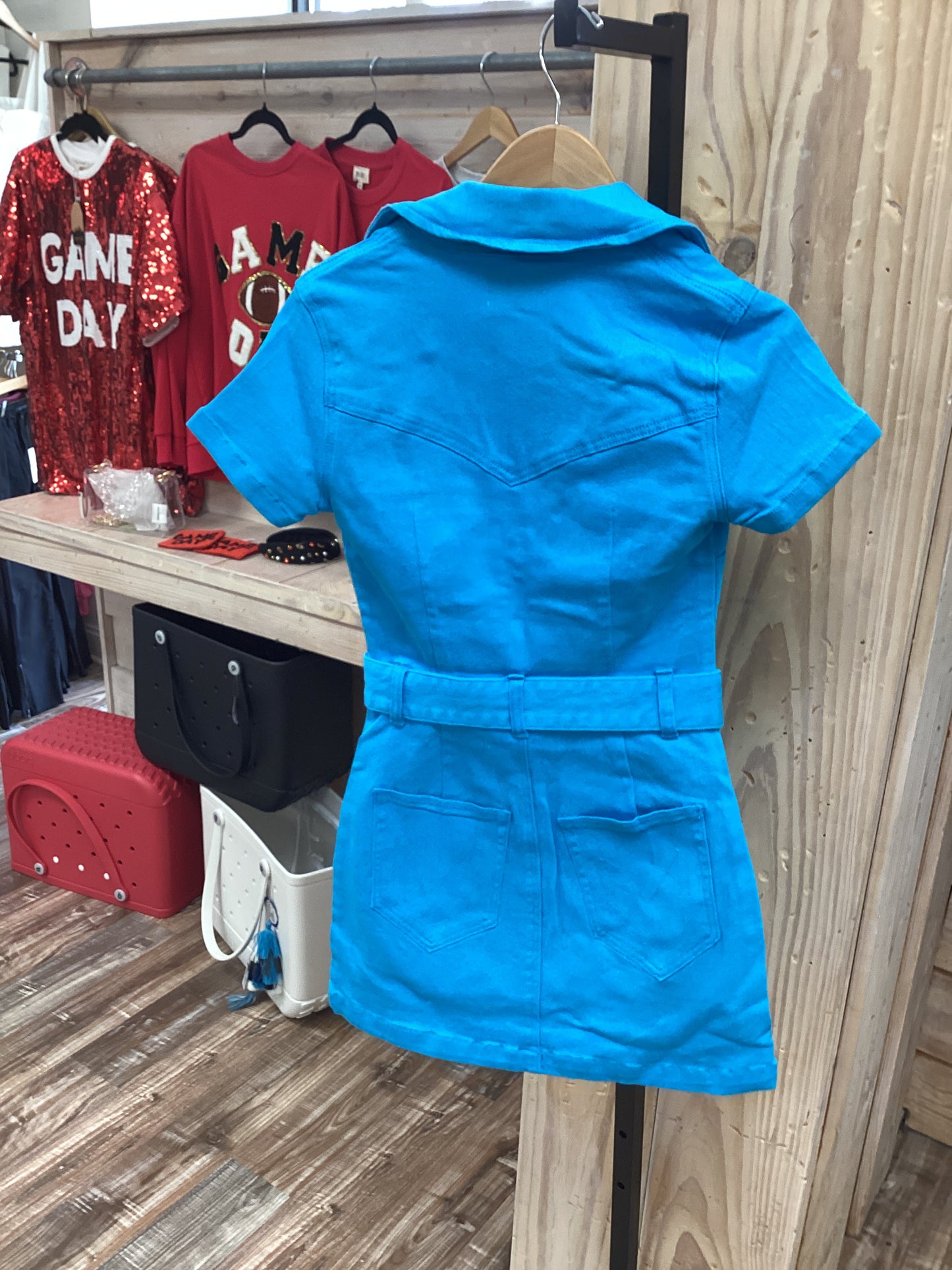 Tempe Mini Dress -Azure Denim