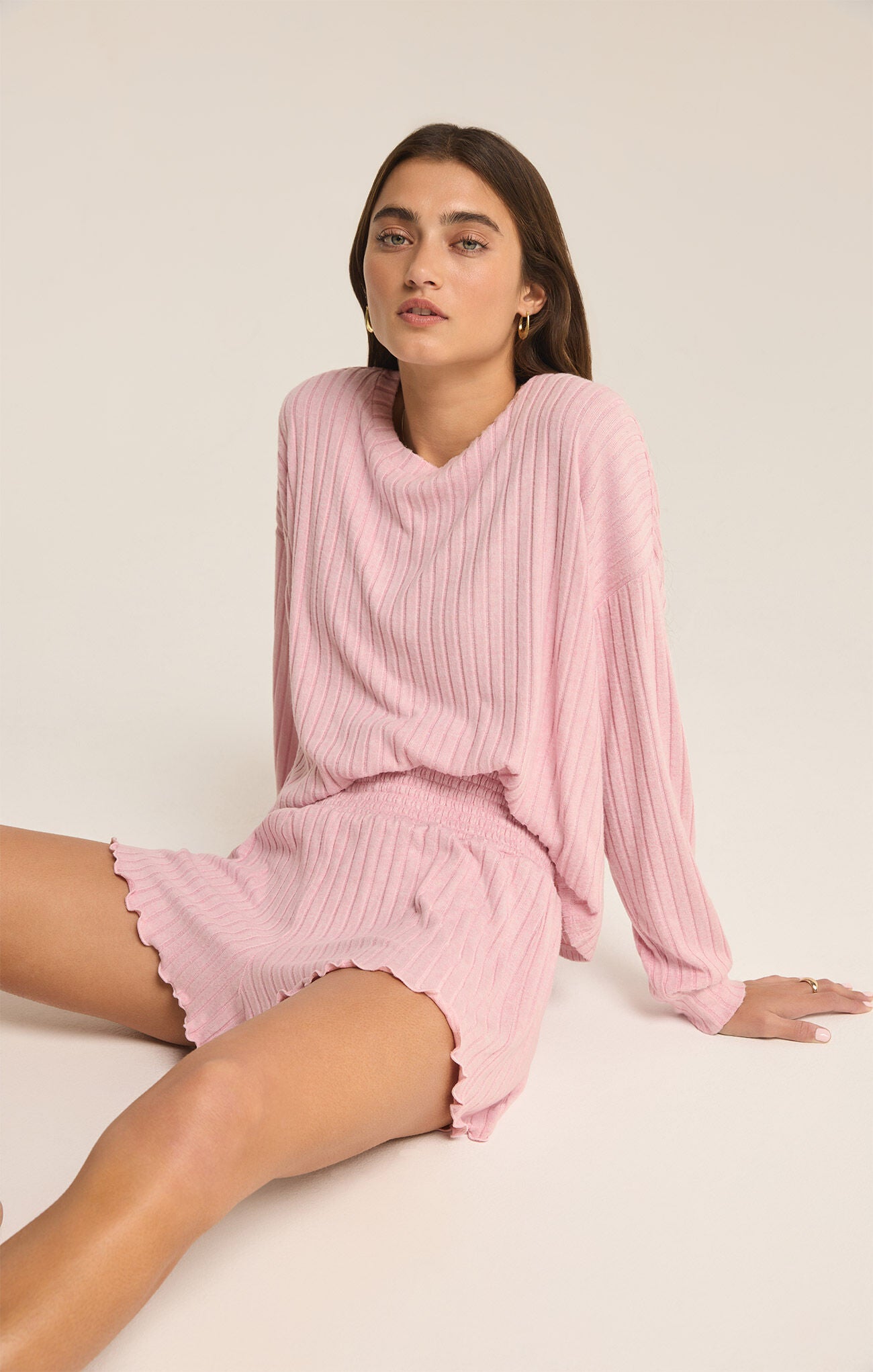 Daydream Rib LS Top
