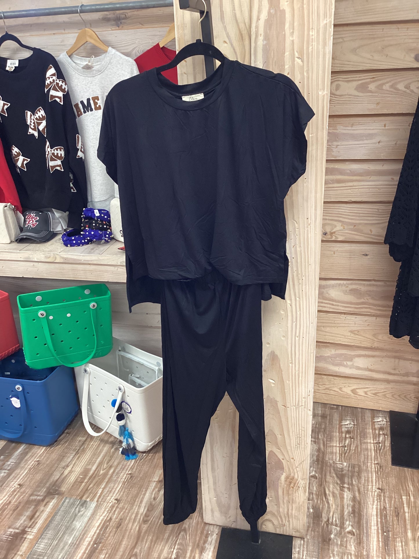 Elan Black Jumpsuit