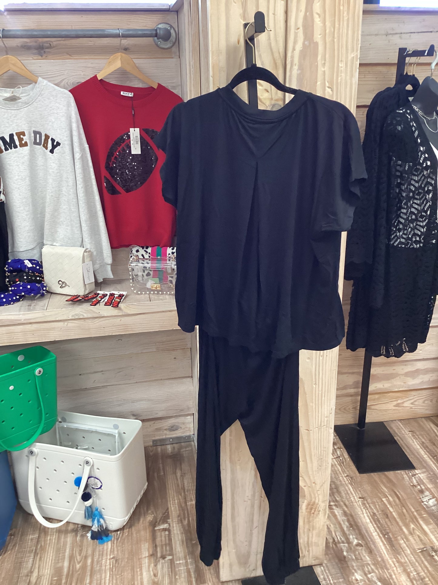 Elan Black Jumpsuit