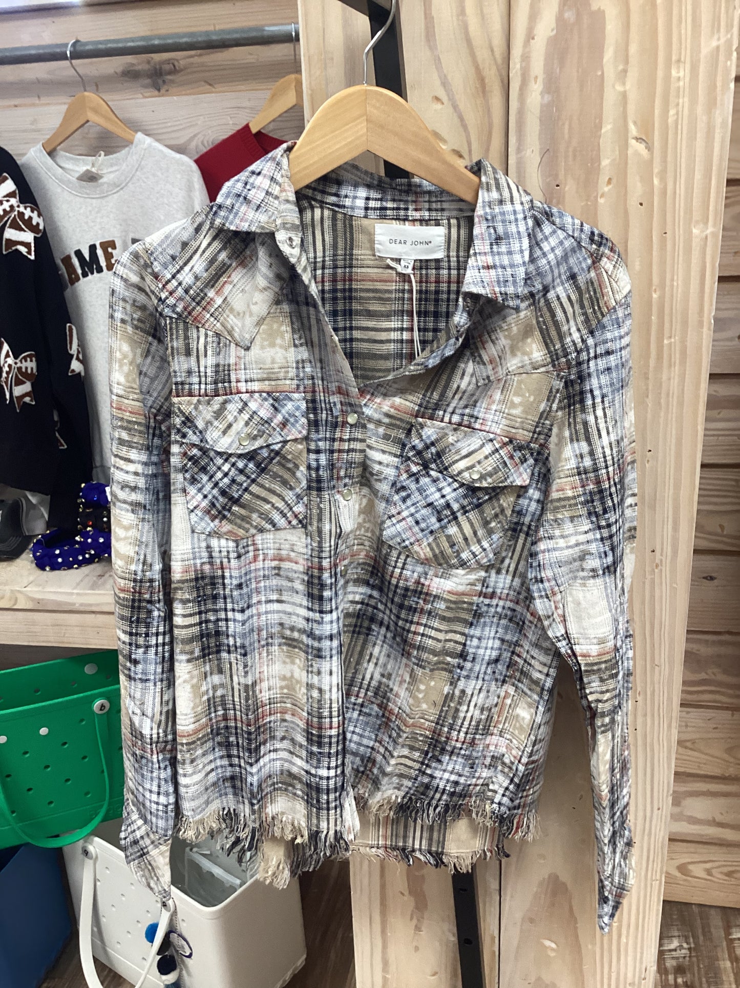 Bleach Blue Button Up