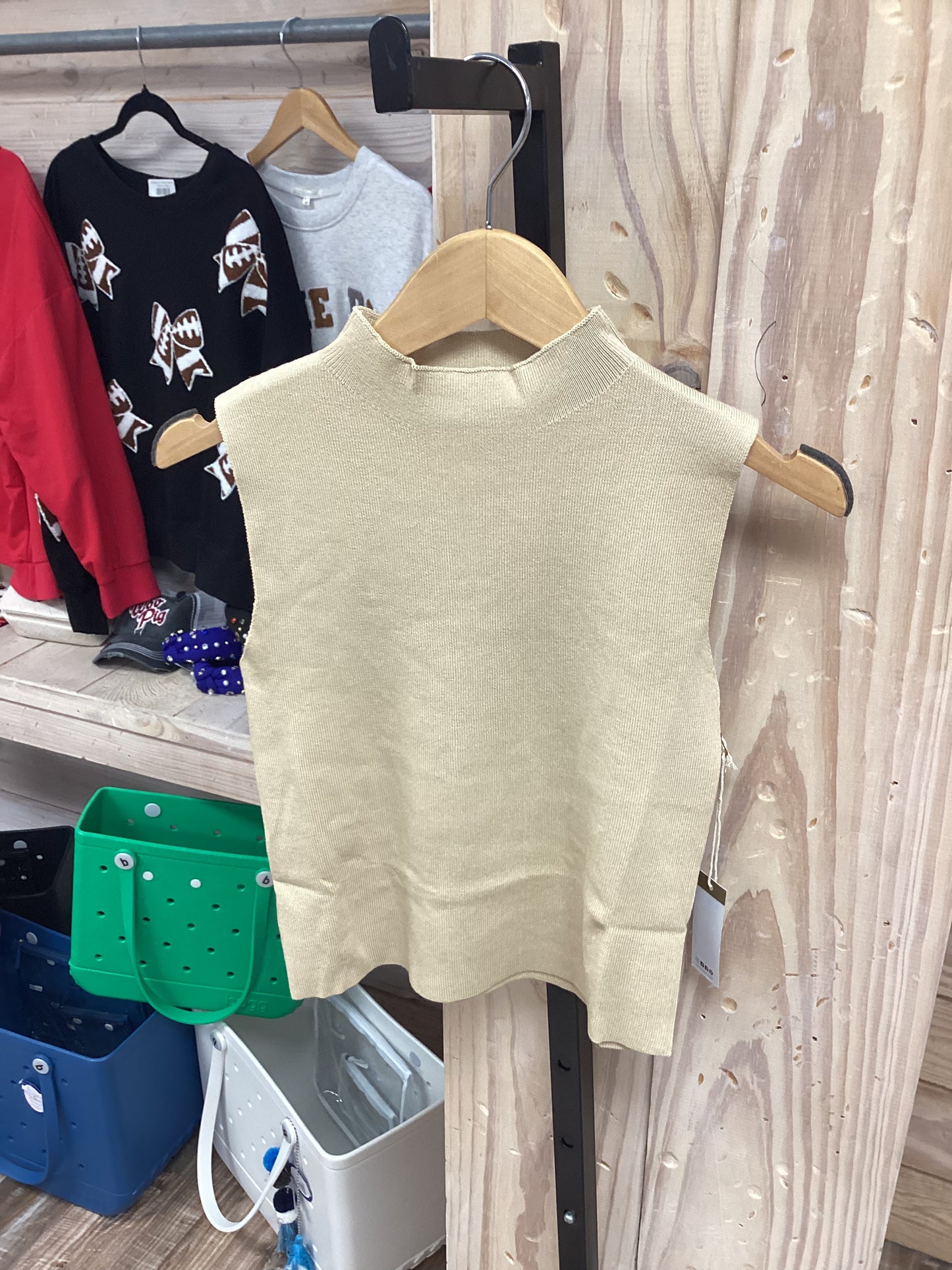 Cropped Rib Tank
