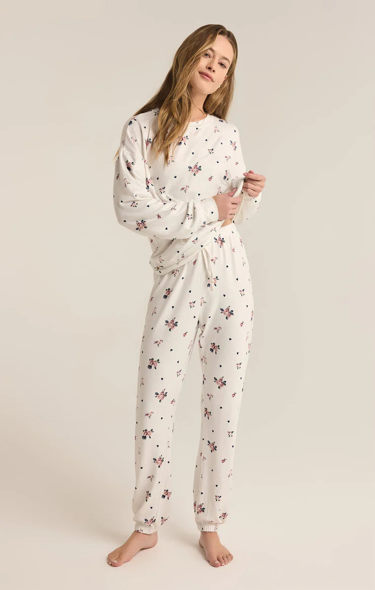 Cozy Rosebud Set In Sea Salt