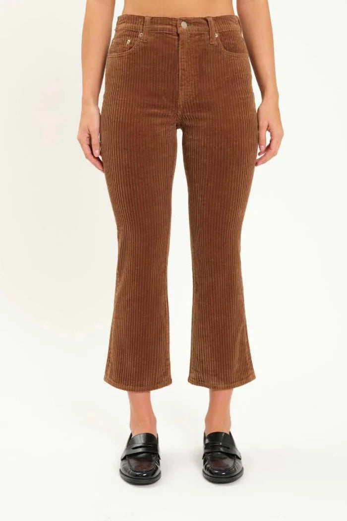 Shy Girl Crop Flare In Teddy