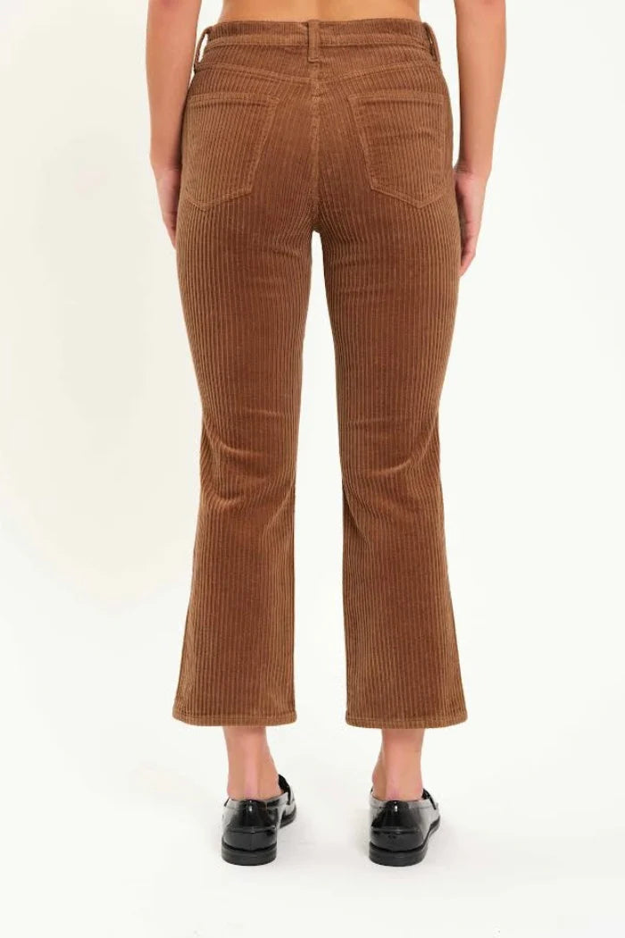 Shy Girl Crop Flare In Teddy