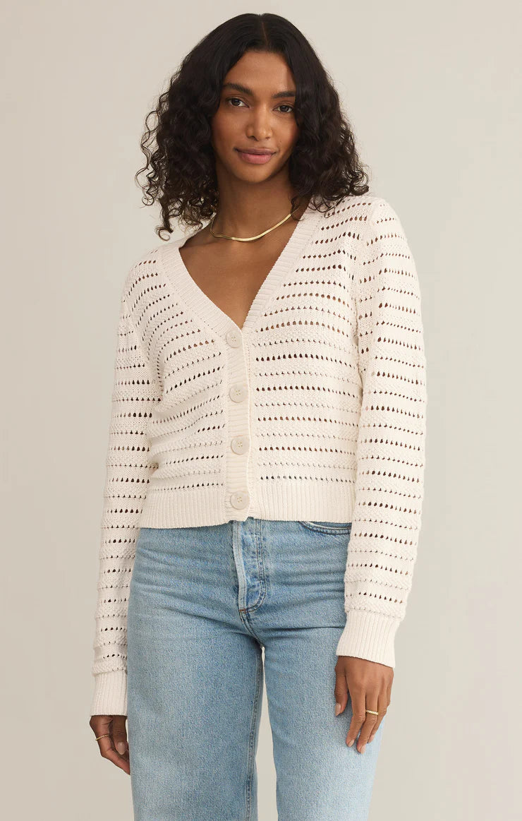 Romance Cardigan in White