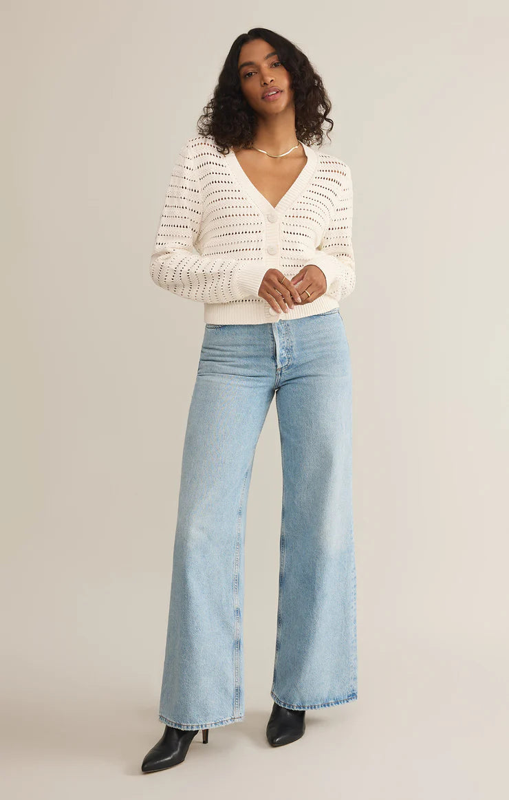 Romance Cardigan in White