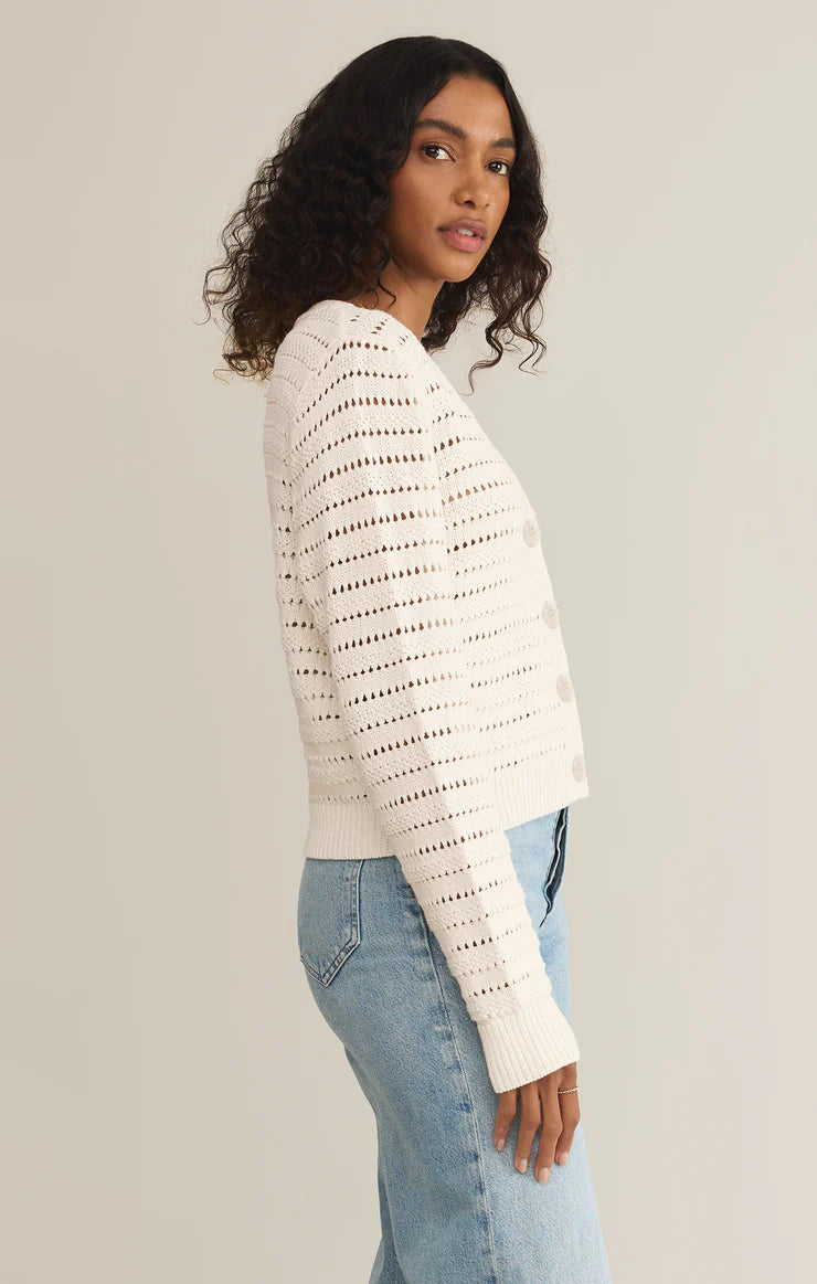 Romance Cardigan in White