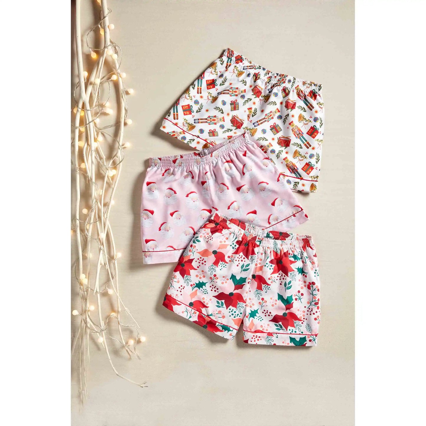 Mudpie Women’s Holiday Sleep Short- Nutcracker