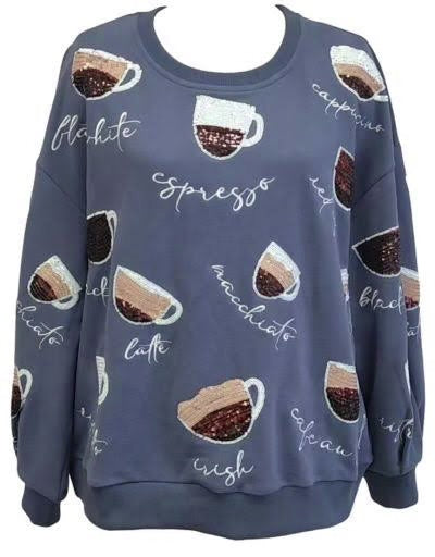 Blue Espresso Sweatshirt