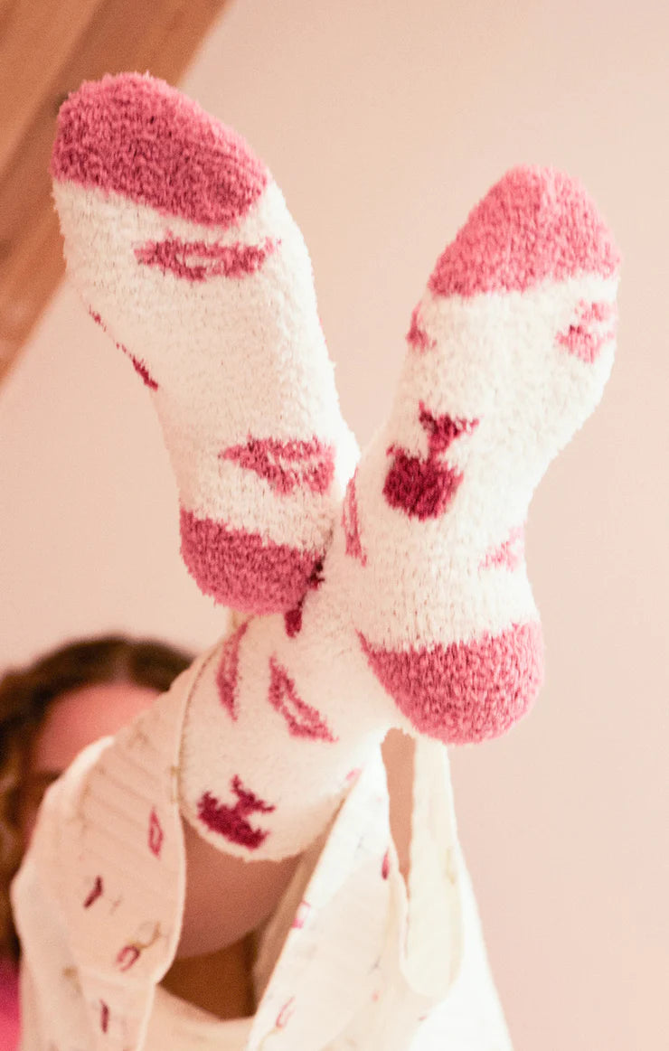 Plush Wine Socks