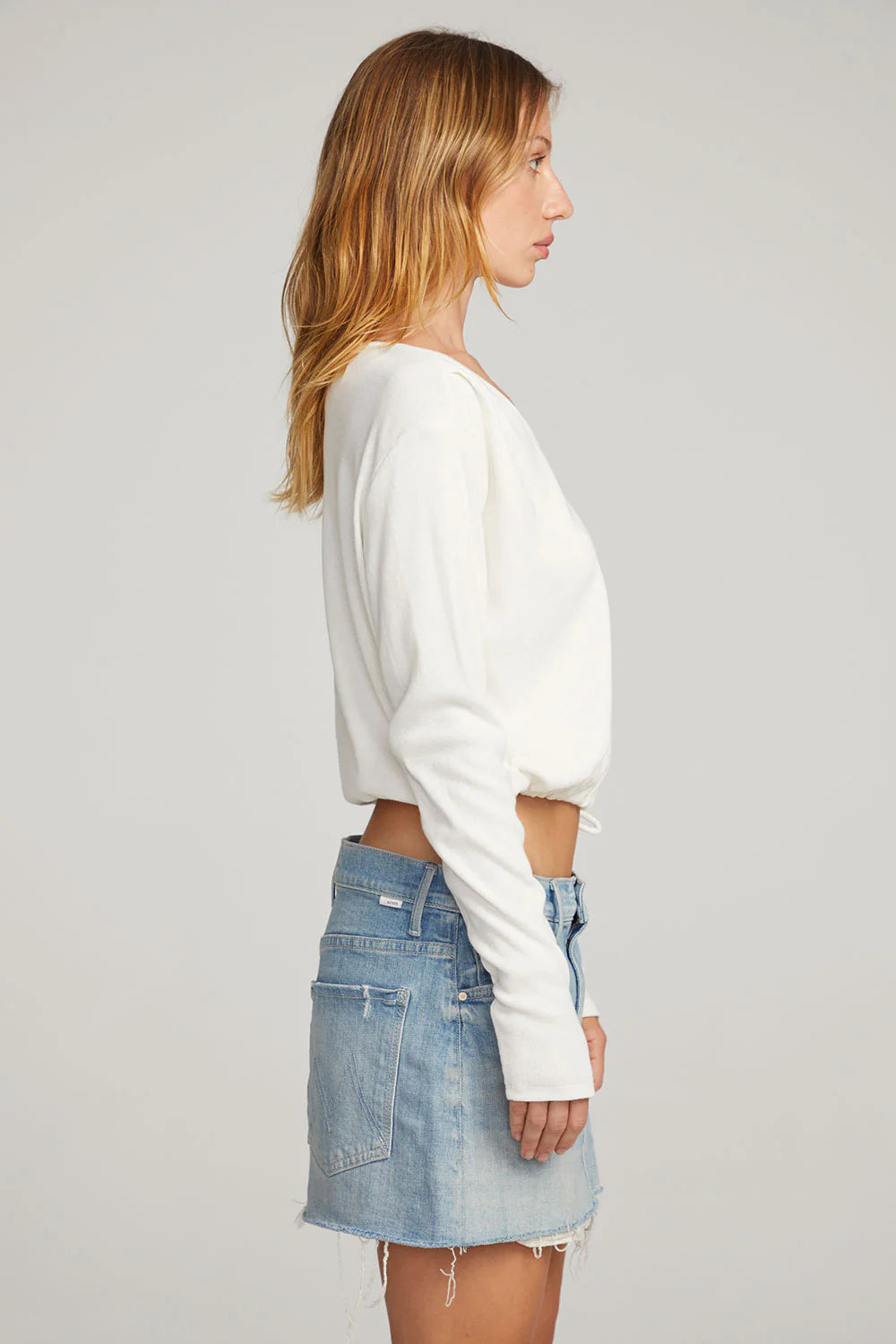 Powell White Long Sleeve