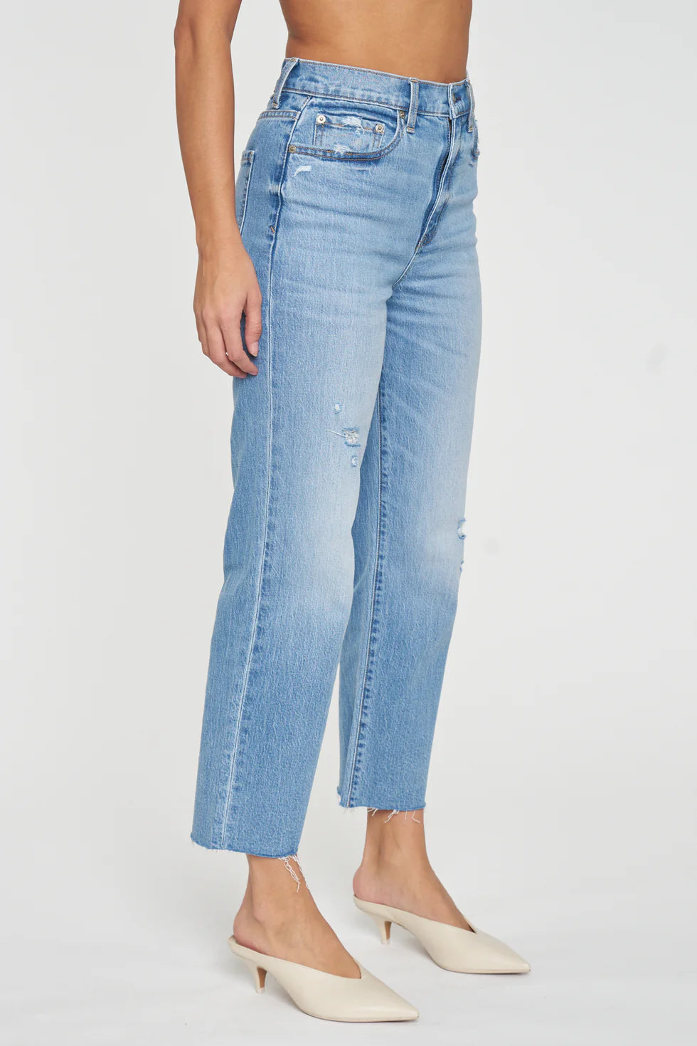 Sundaze Crop High Rise Straight Crop - Marina Vintage