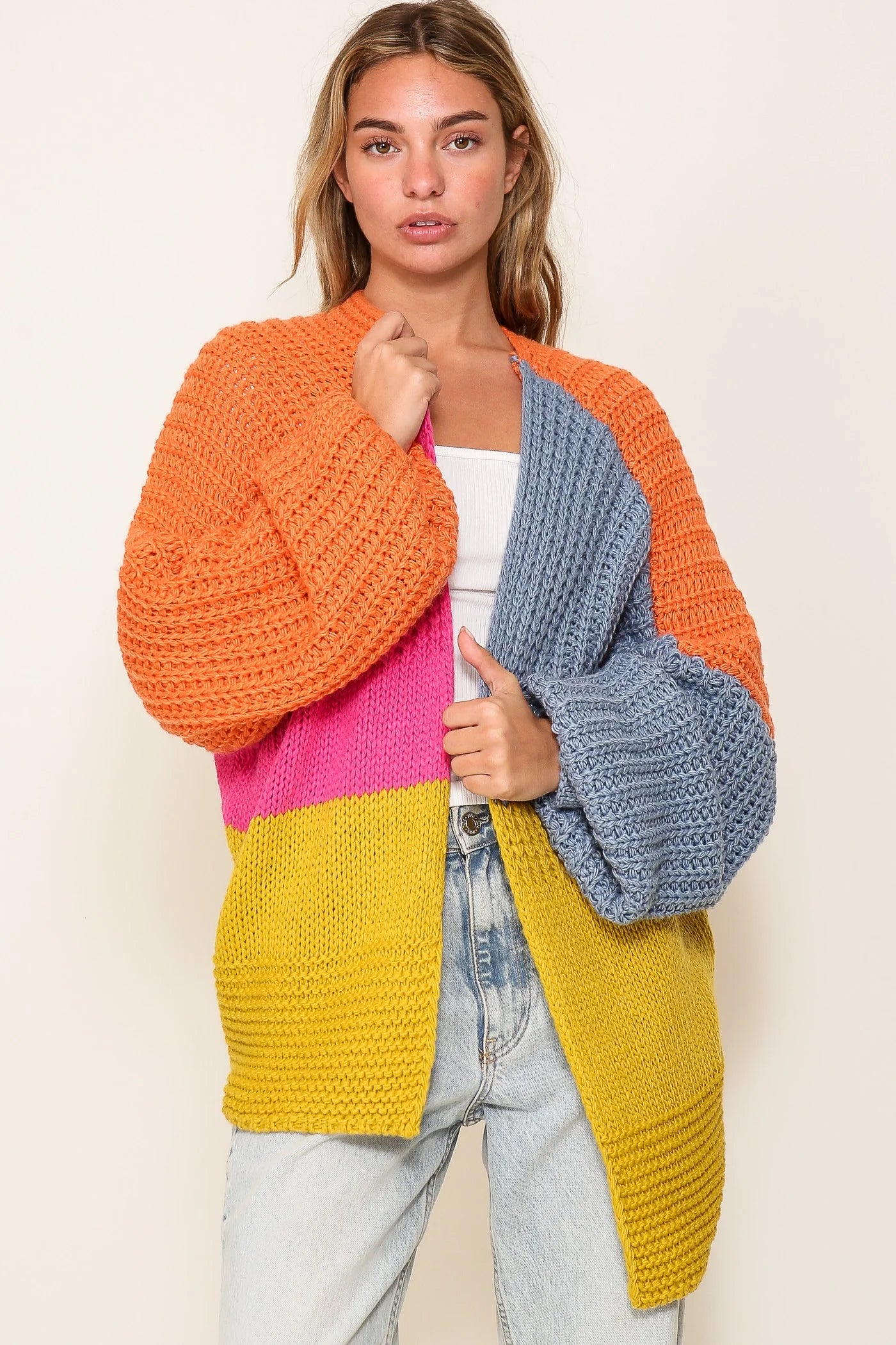 Colorblock Cardigan