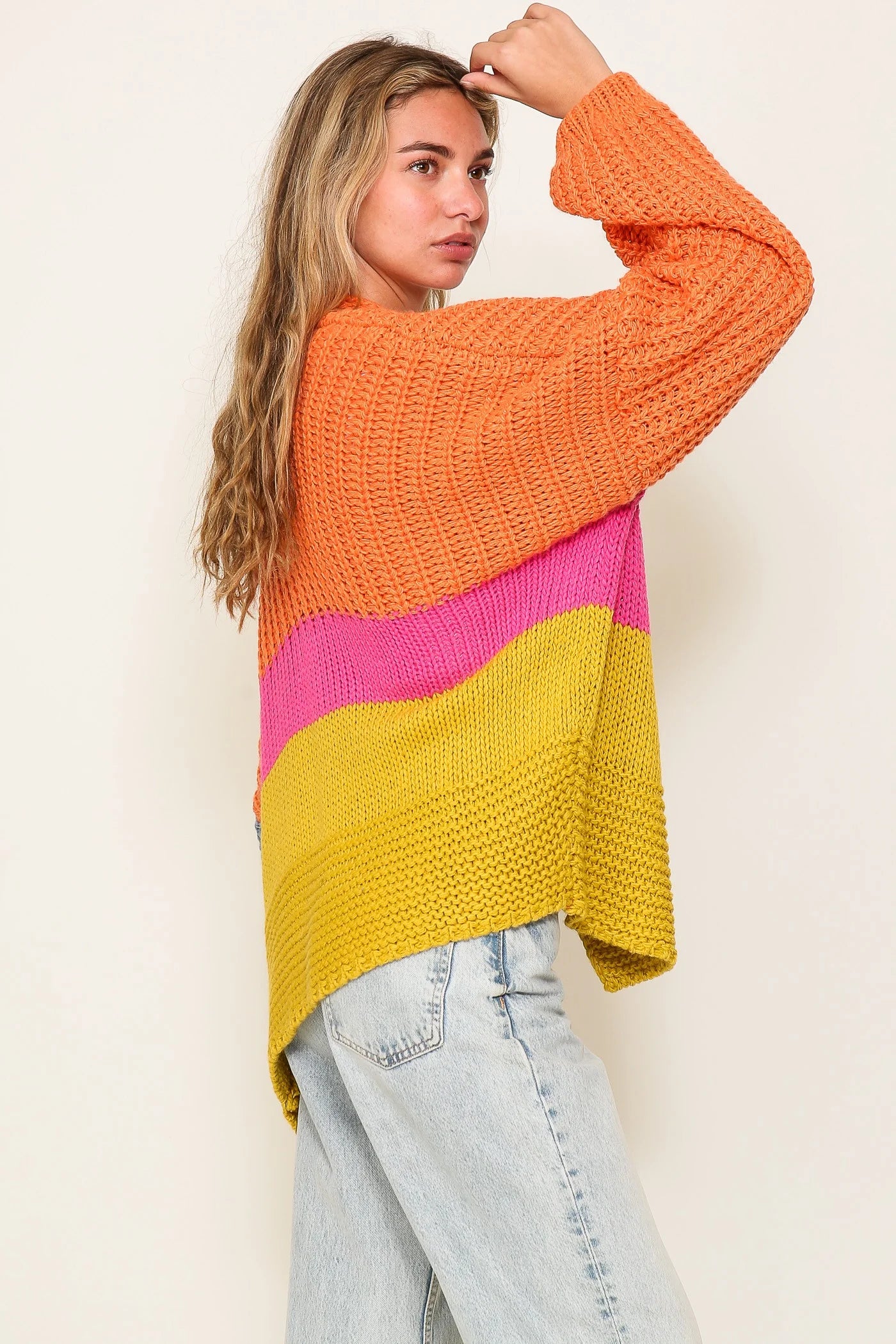 Colorblock Cardigan