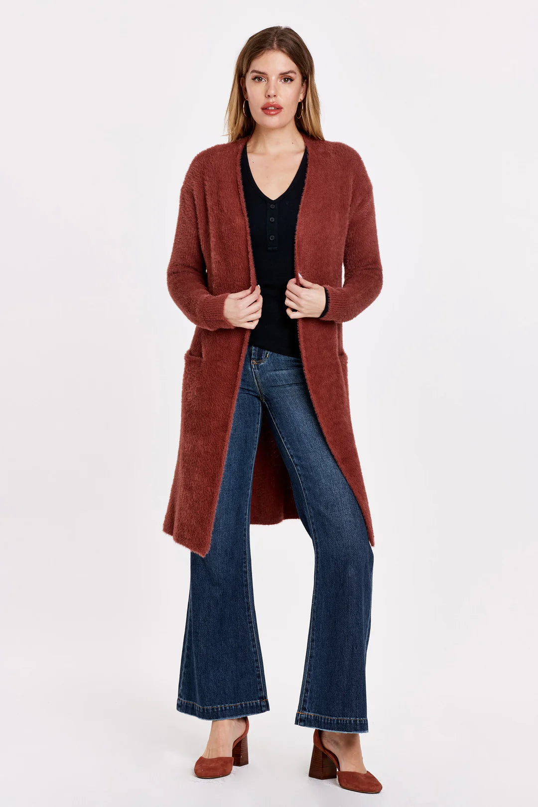 Dear John Rubie Rosie Mauve Cardigan