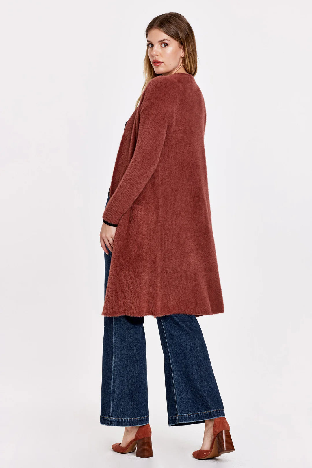 Dear John Rubie Rosie Mauve Cardigan