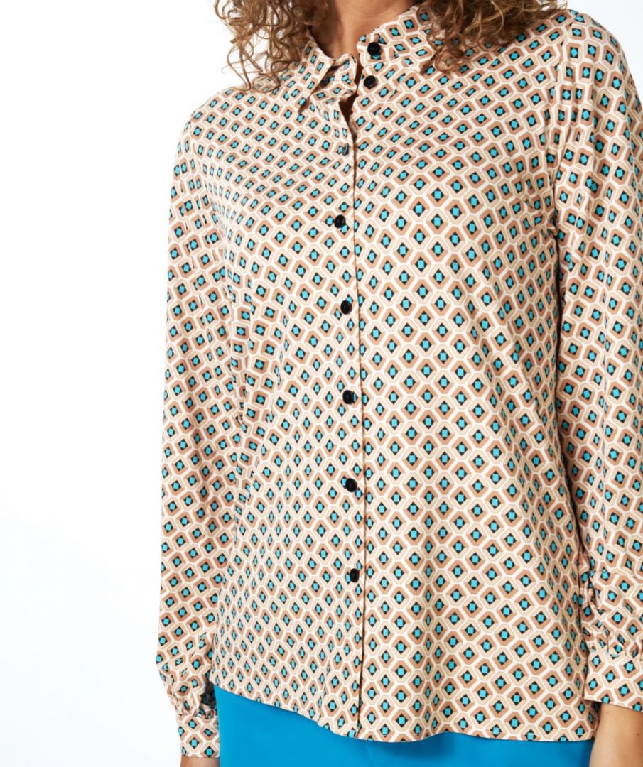 Abstract Graphic Roots Blouse