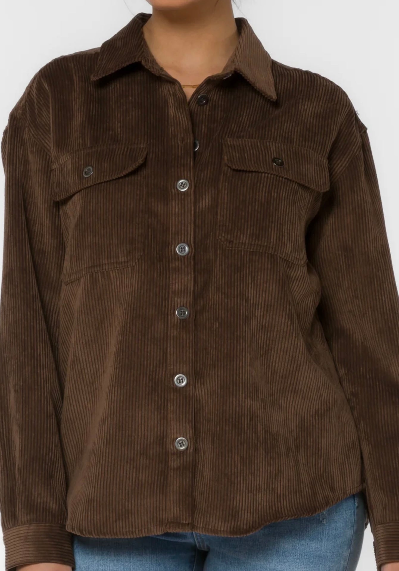 CARMELE RUSTIC BROWN SHIRT