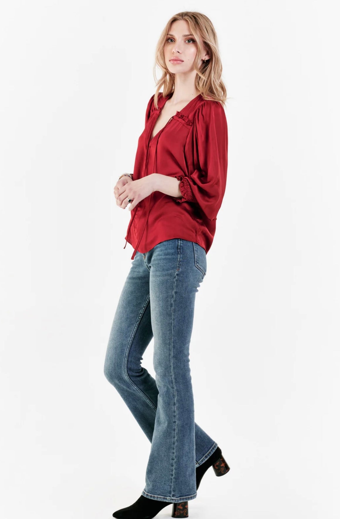AMELIA RUCHED TOP BARBADOS
