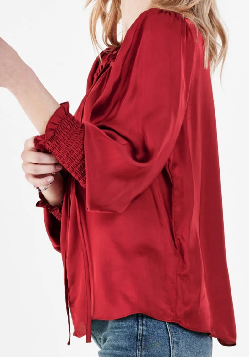 AMELIA RUCHED TOP BARBADOS