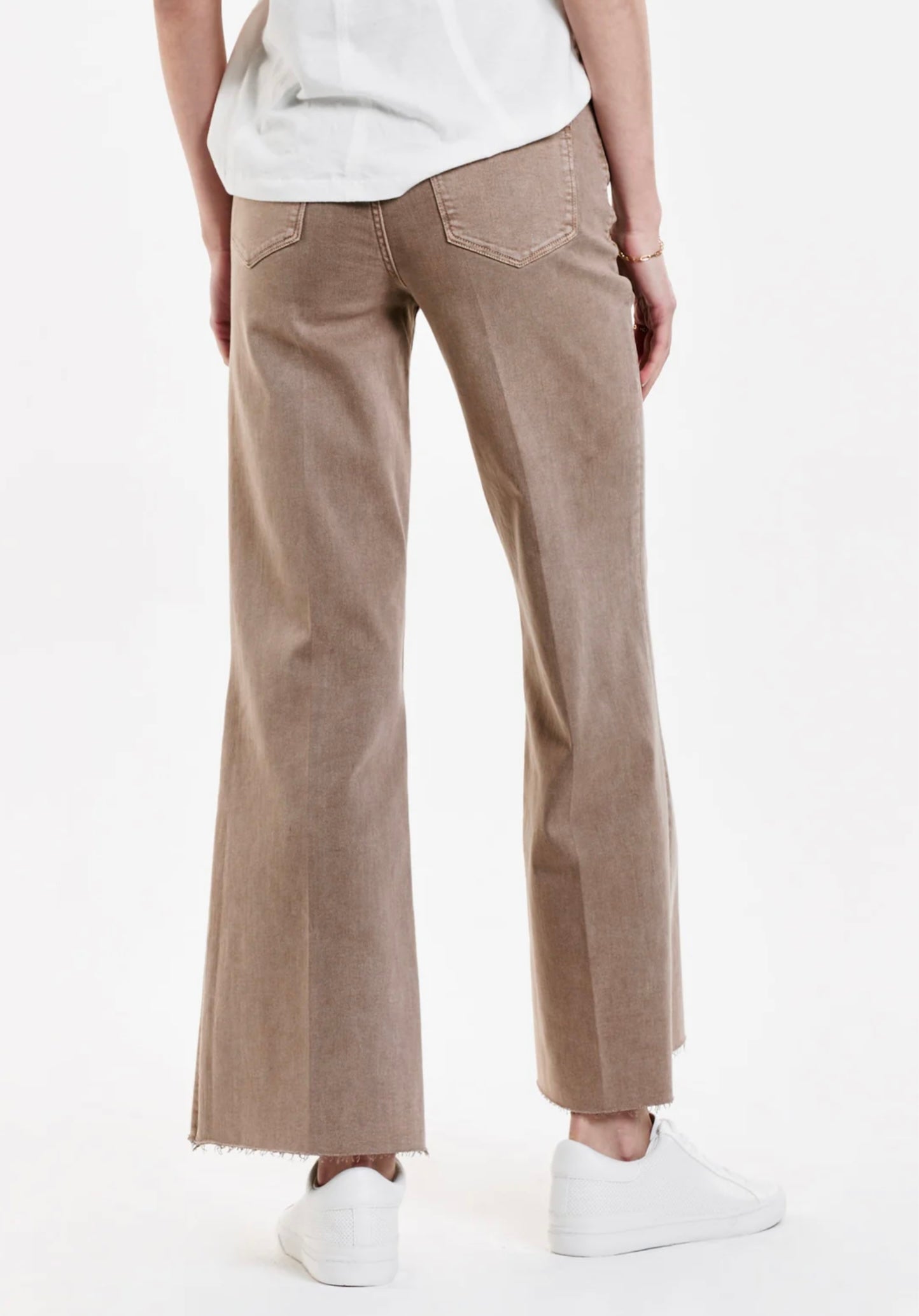 FIONA HIGH RISE WIDE LEG JEANS SHELL