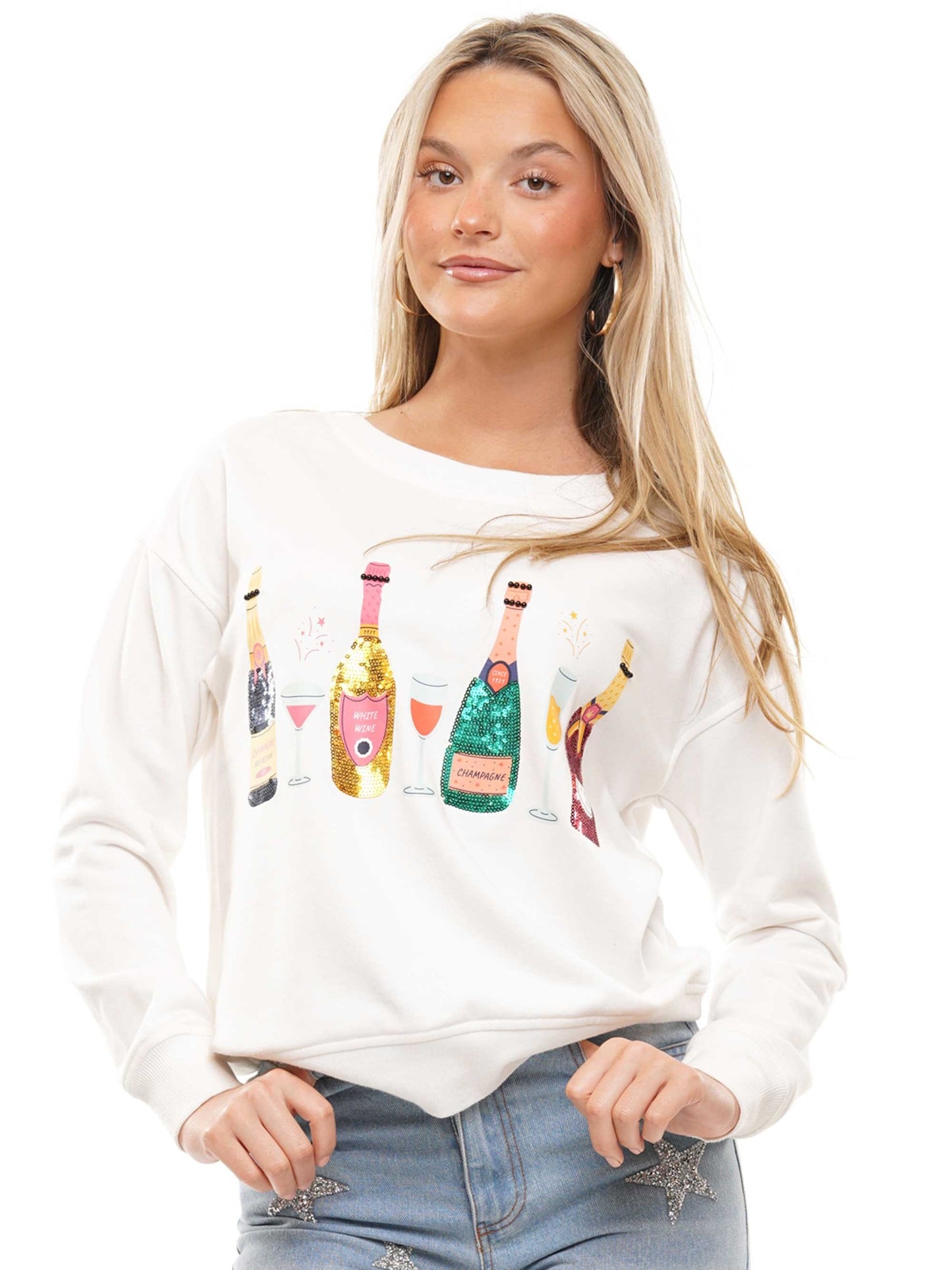 Wine Glass Sweatshirt