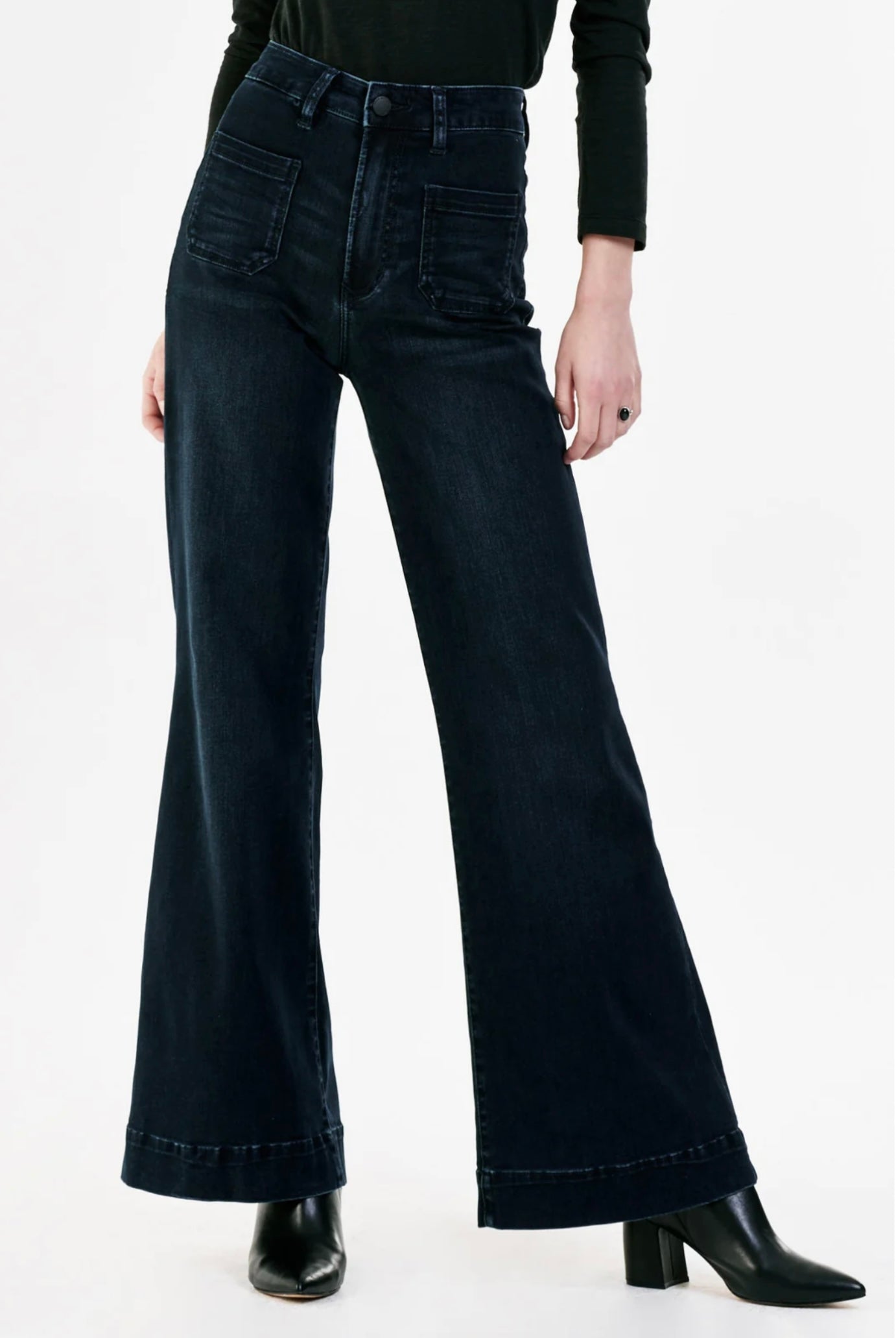 FIONA HIGH RISE WIDE LEG JEANS CONFESSION