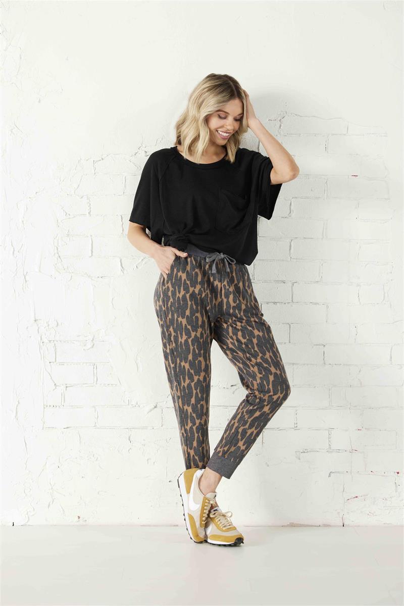 Tan Laurie Joggers