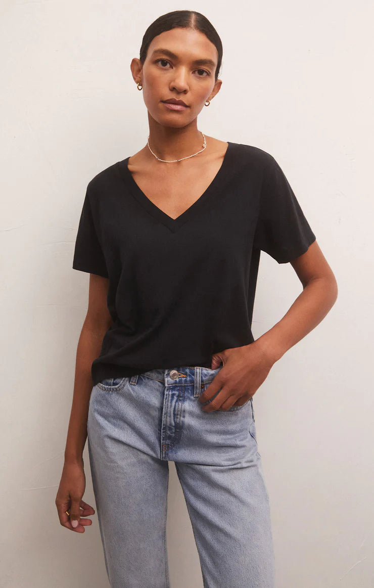 GIRLFRIEND V-NECK TEE