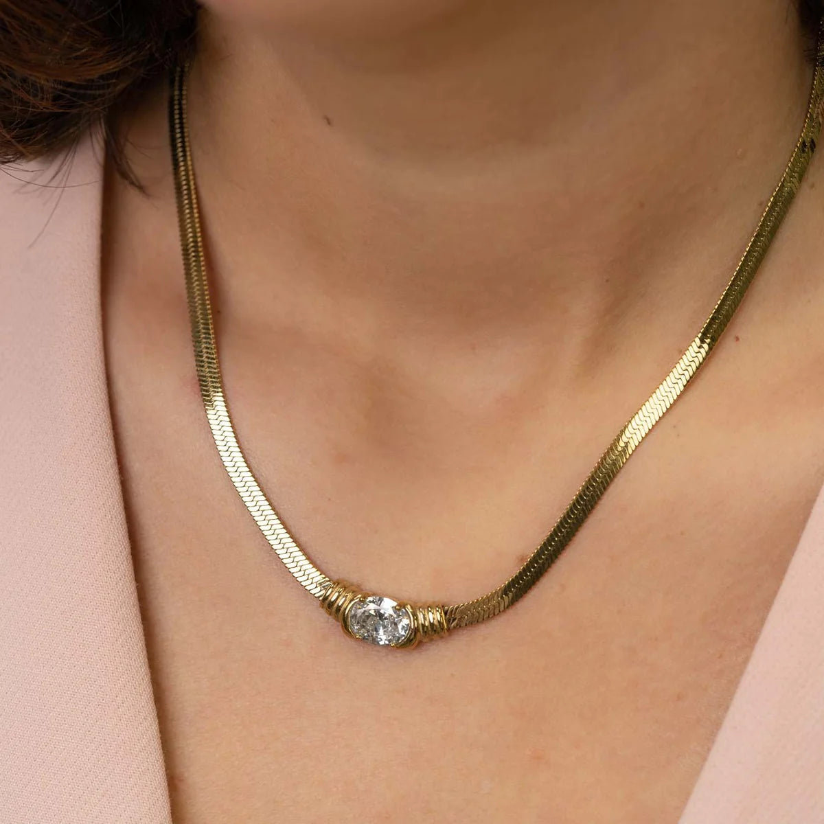 BRACHA Crystal Diana Necklace