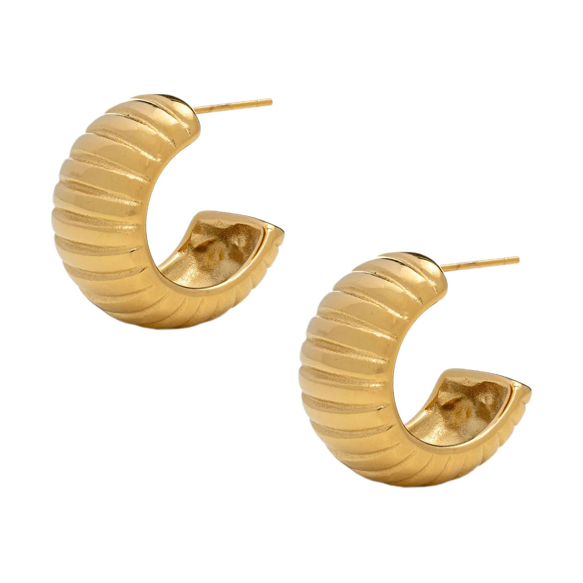 BRACHA She's Golden Hoops