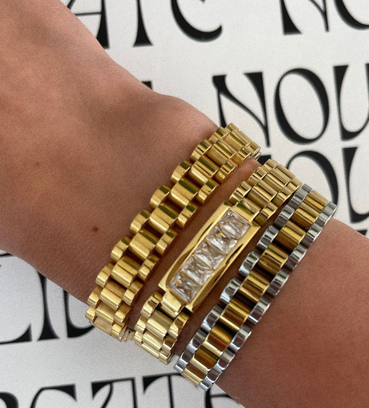 BRACHA Rolly Two Tone Bracelet