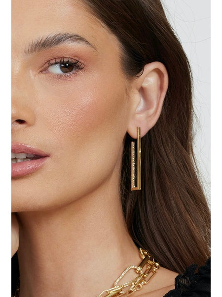 Kinsey Designs Inside Job Hoop - Gold