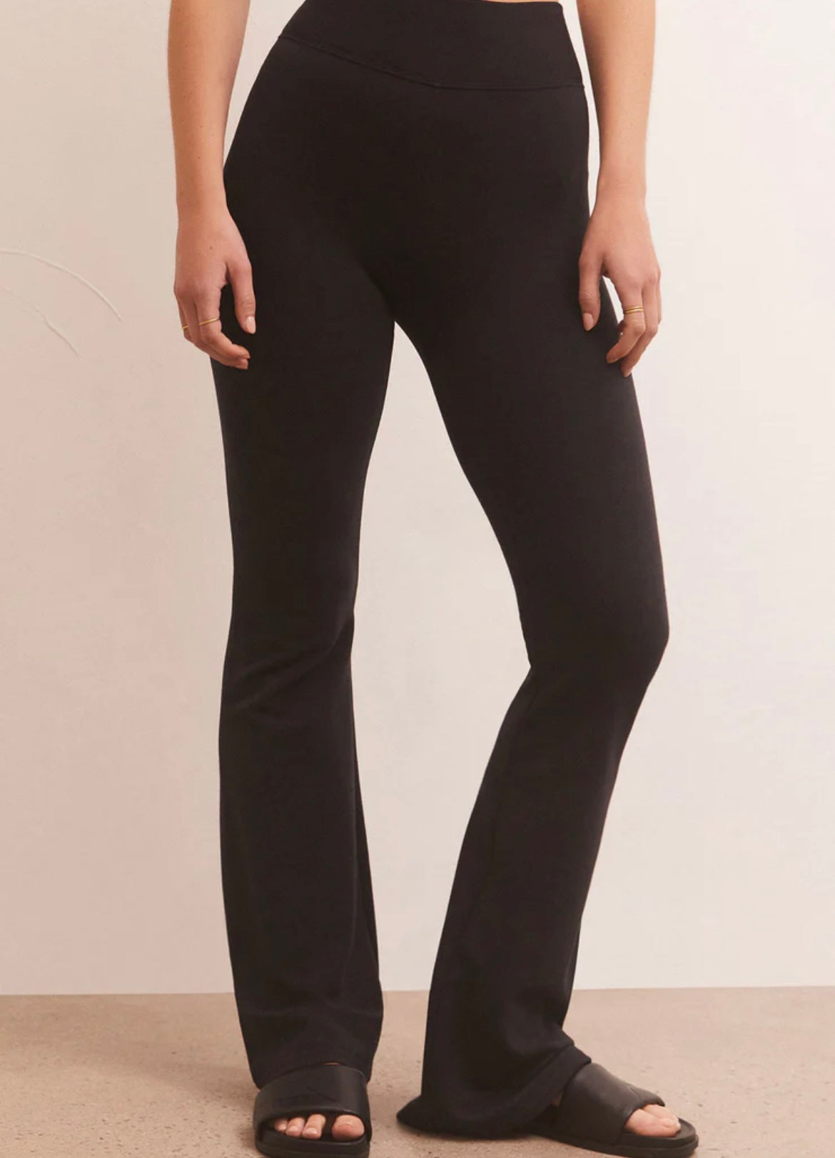 Z Supply Everyday Black Flare Pant