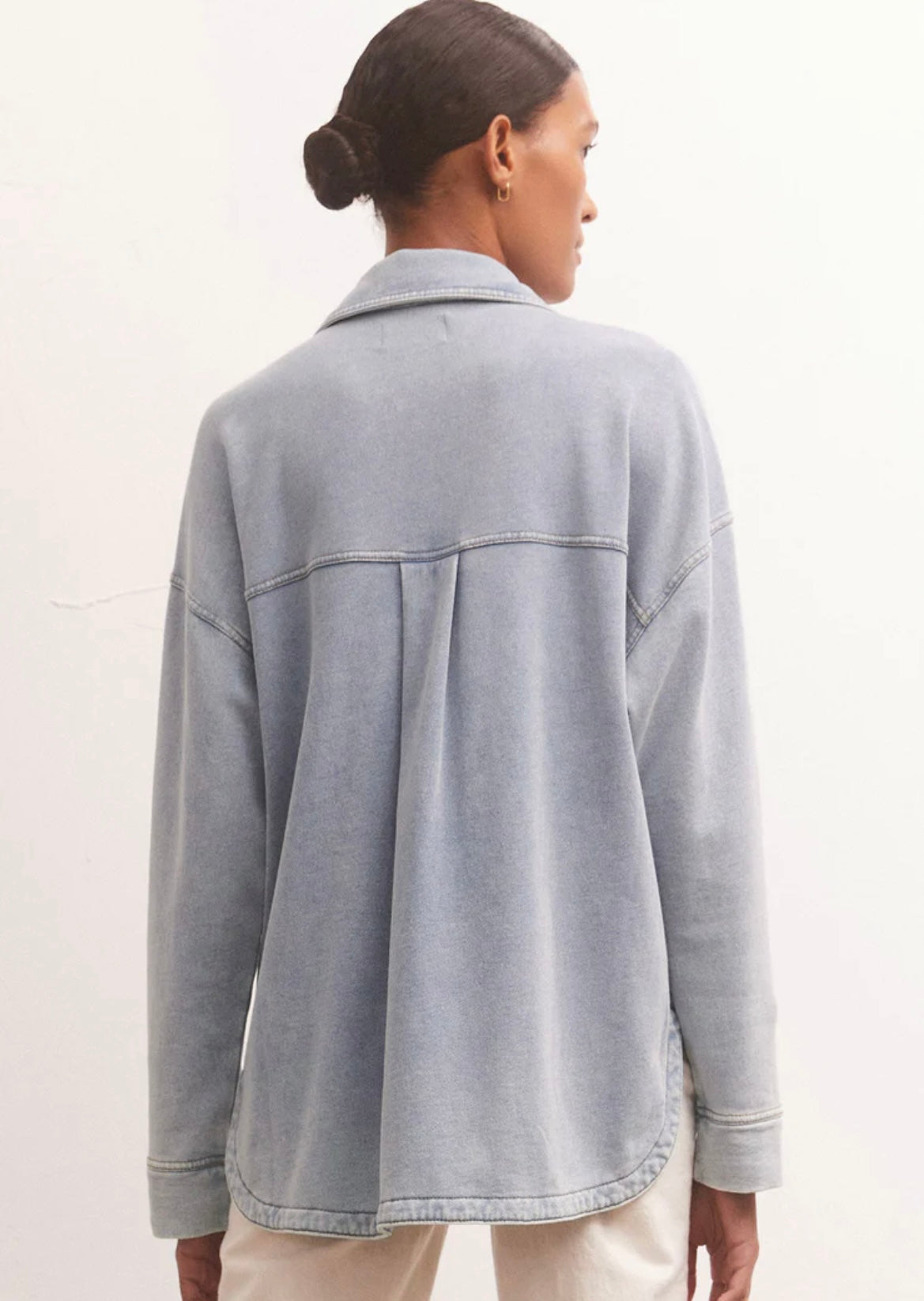 Z Supply All Day Knit Denim Jacket