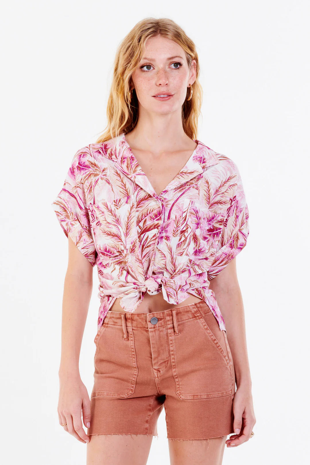 Dear John CALI TIE FRONT SHIRT